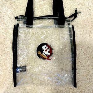 FSU Stadium approved tote and FSU pin